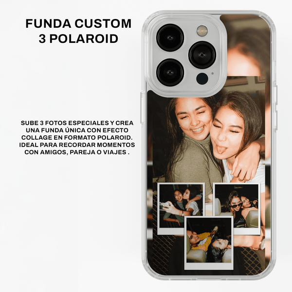 Funda de Personalizada Collage 3 Polaroid para iPhone y Samsung | Kira Cases