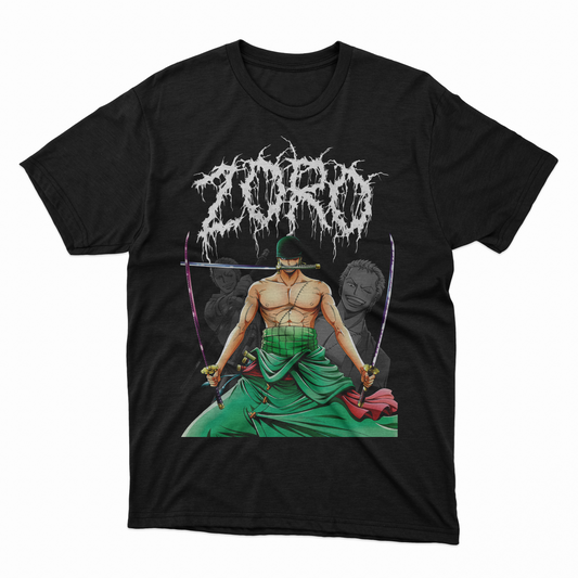 Playera zoro - One Piece (Corte Overzise y Corte Regular) D01