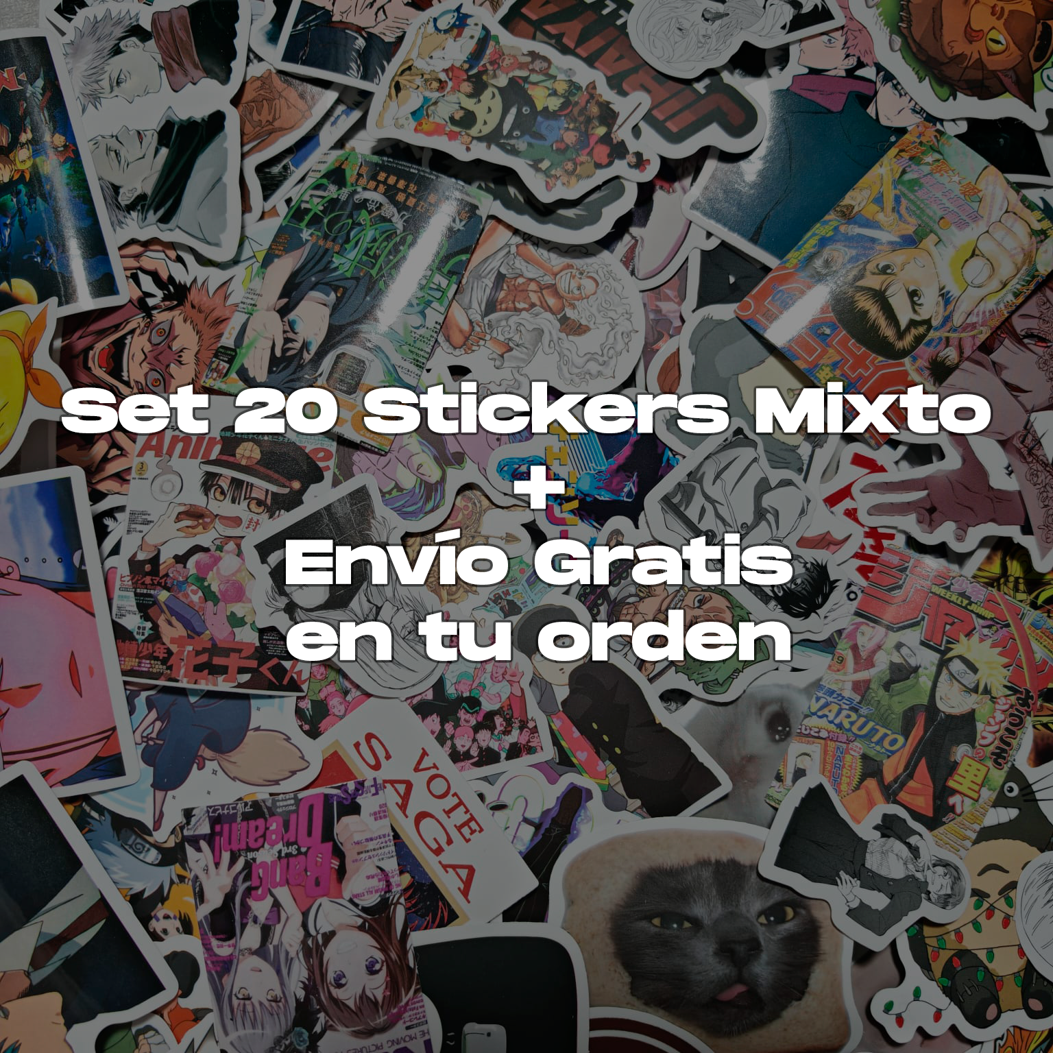 Set 20 Stickers Mixto + Envío Gratis en tu orden