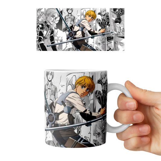 Taza 11 oz Armin - D1 (Attack On Titan)