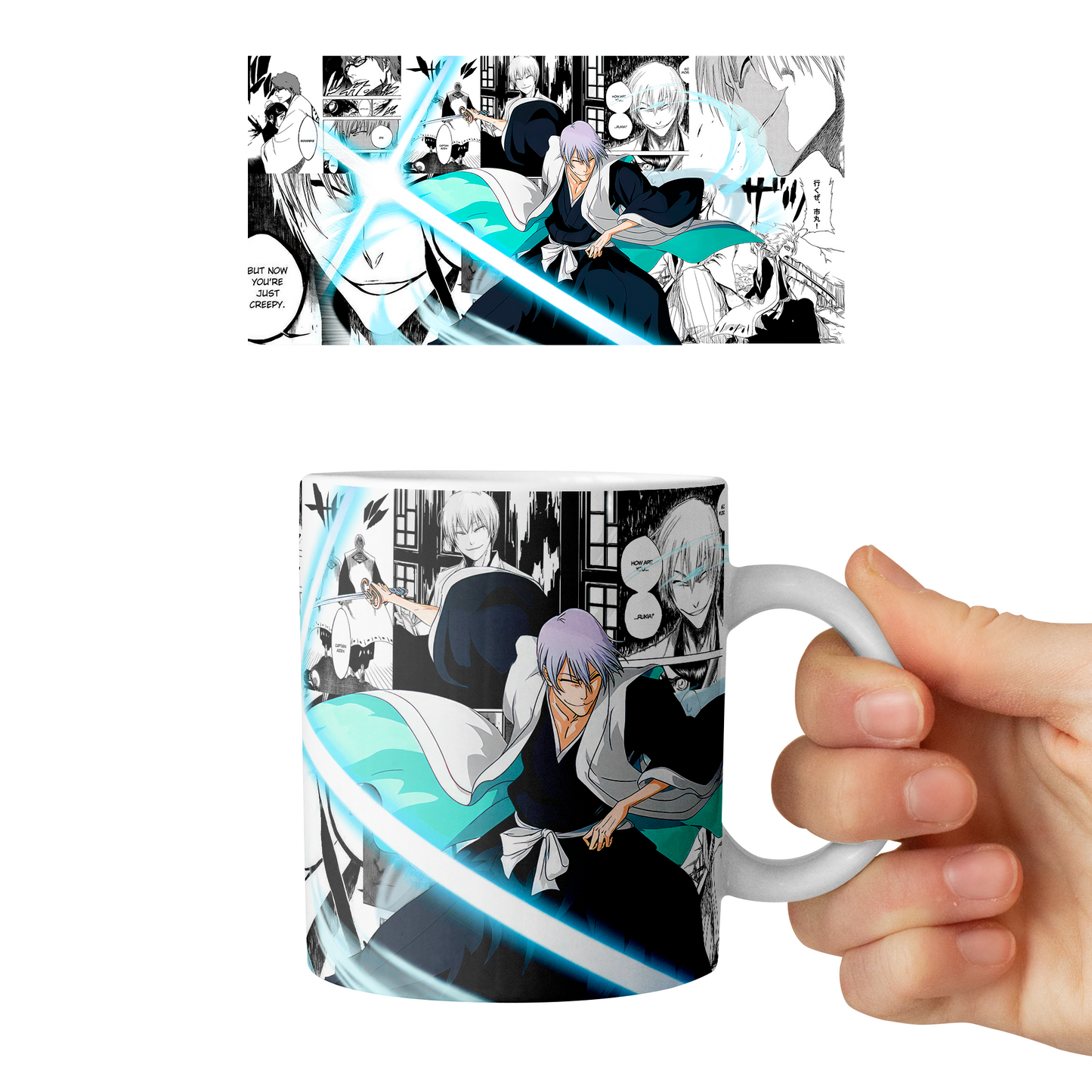 Taza 11 oz Gin Ichimaru (Bleach)