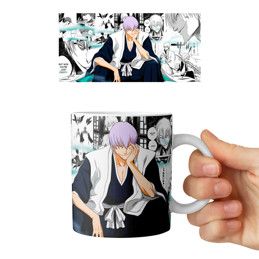 Taza 11 oz Gin Ichimaru - D3 (Bleach)