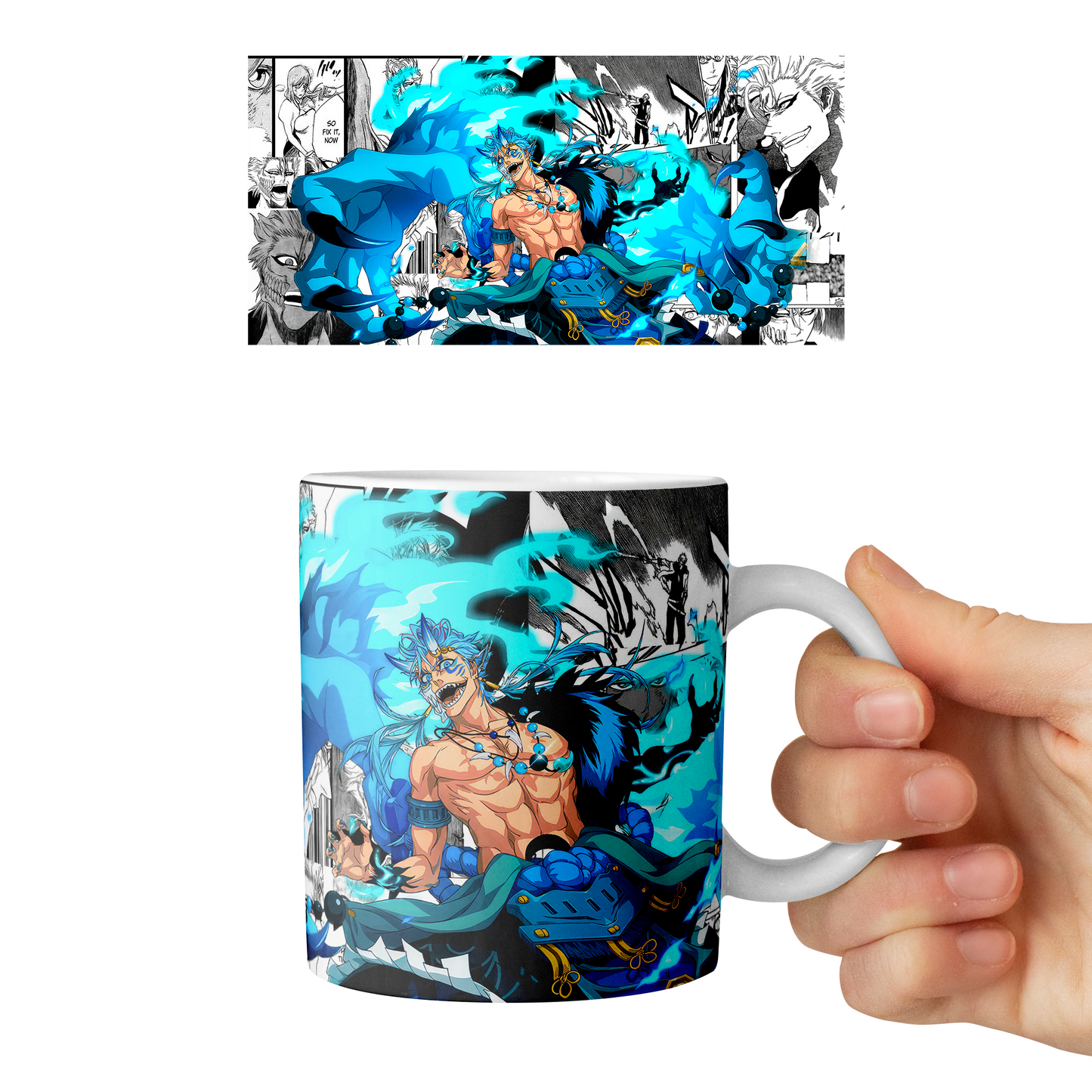 Taza 11 oz Grinmmjov Jaegerjaques (Bleach)