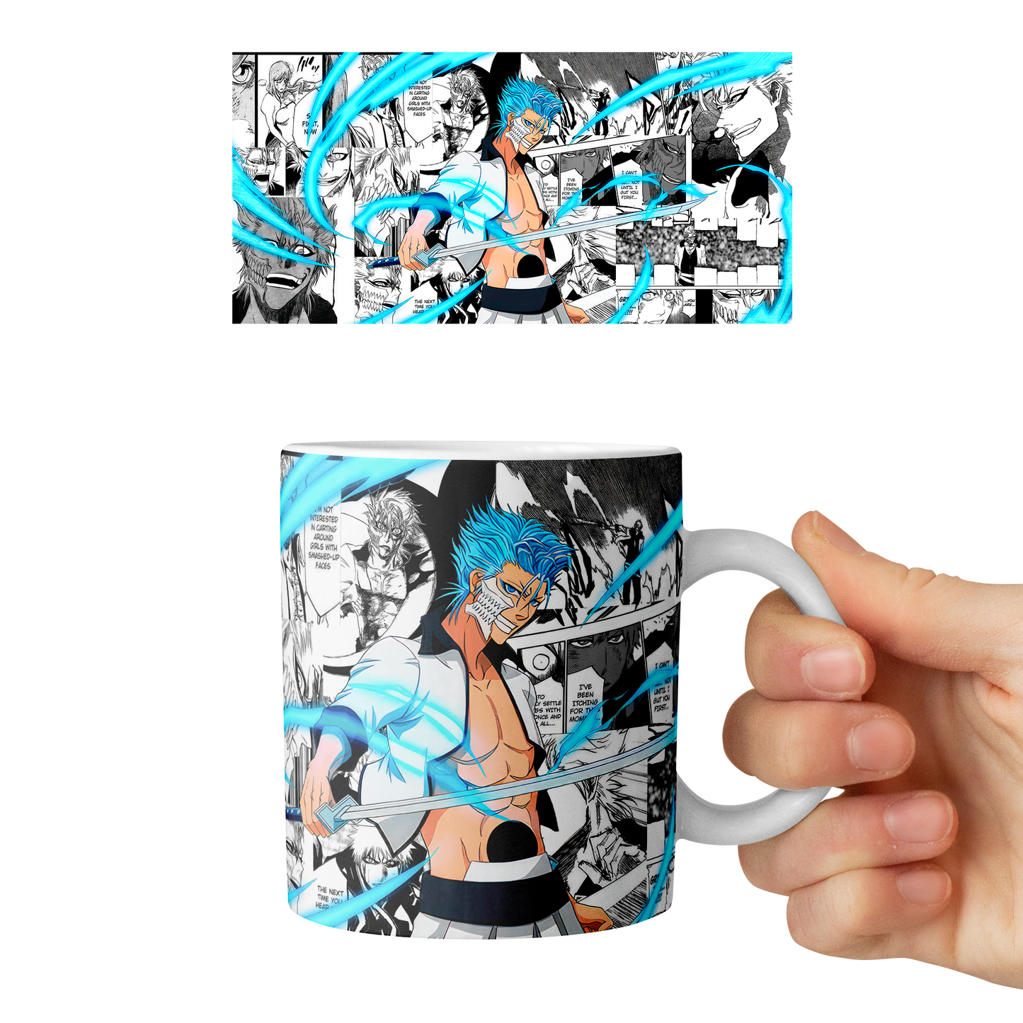 Taza 11 oz Grinmmjov Jaegerjaques -D2 (Bleach)