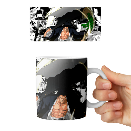 Taza 11 oz Kenpachi Zaraki - D3 (Bleach)