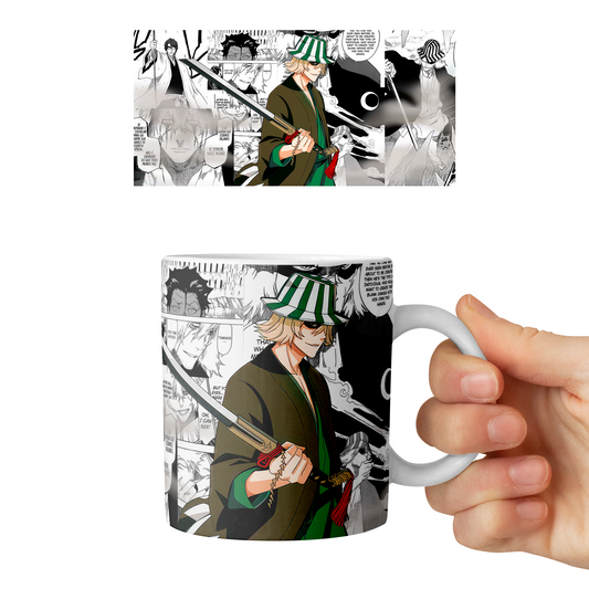 Taza 11 oz Kisuke Urahara (Bleach)