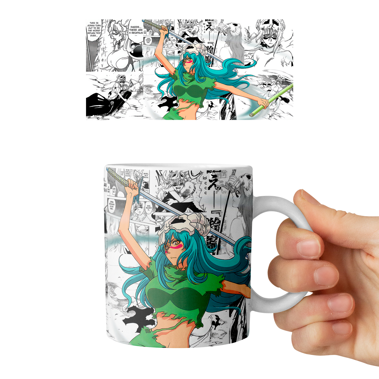 Taza 11 oz Nelliel Tu Oderschvank  - D4 (Bleach)