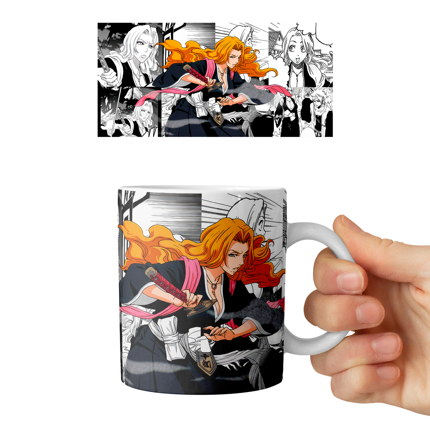 Taza 11 oz Rangiku Matsumoto (Bleach)