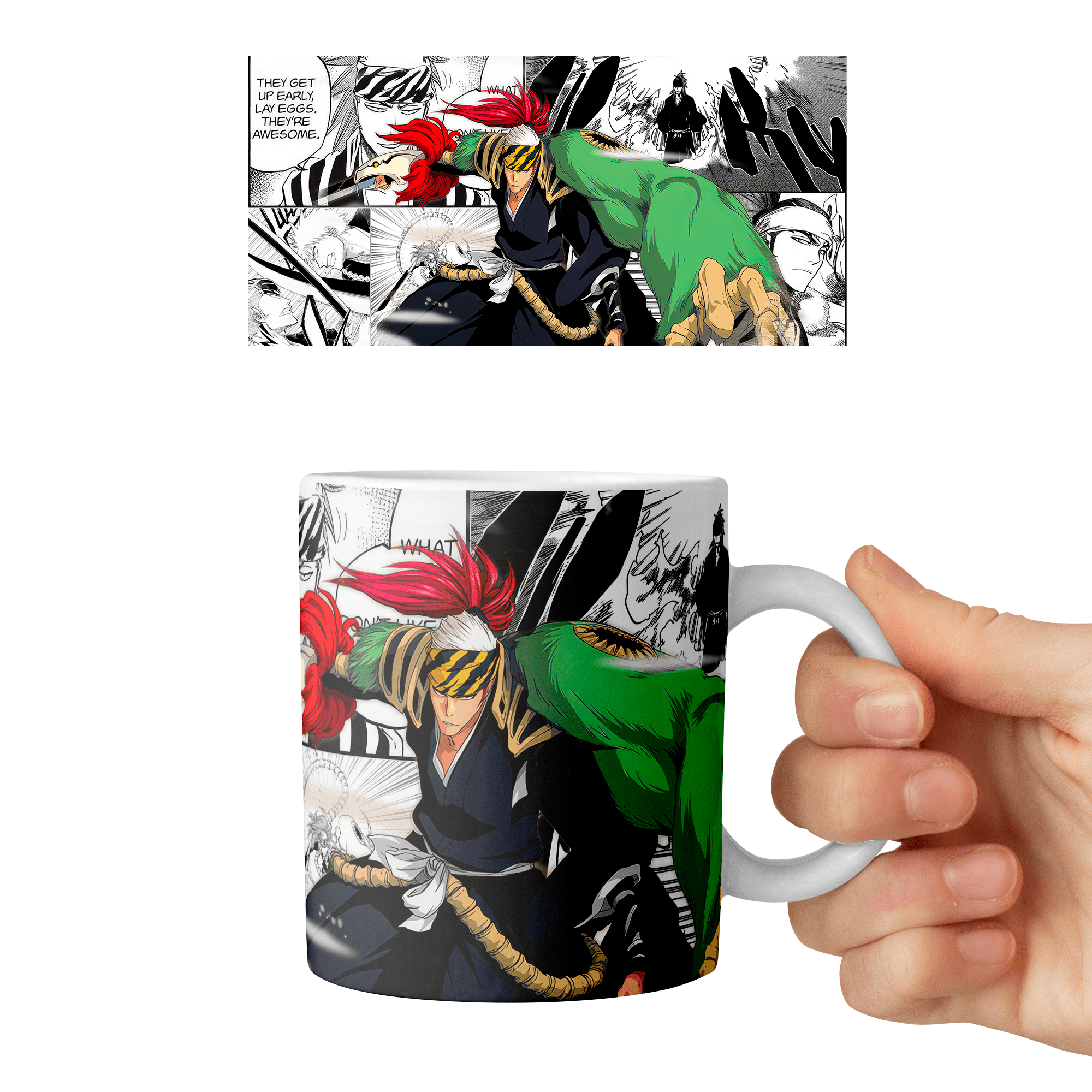 Taza 11 oz Renji Abarai (Bleach)