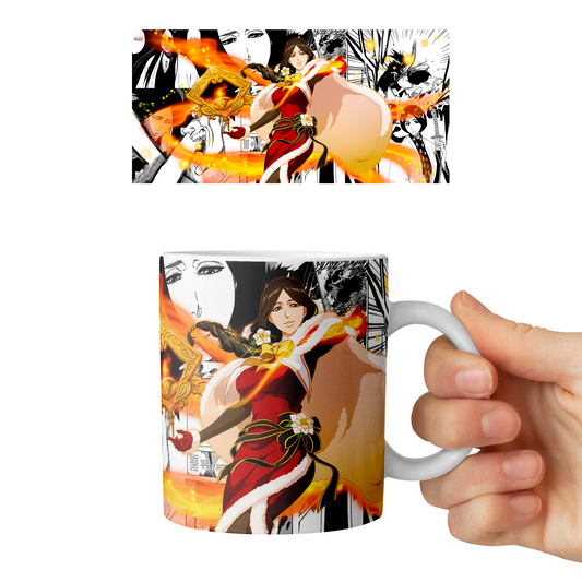 Taza 11 oz Retsu Unohana - D2 (Bleach)