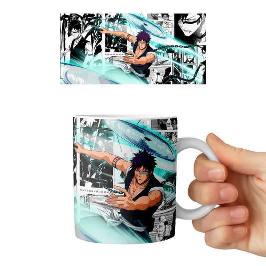 Taza 11 oz Shuhei Hisagi (Bleach)