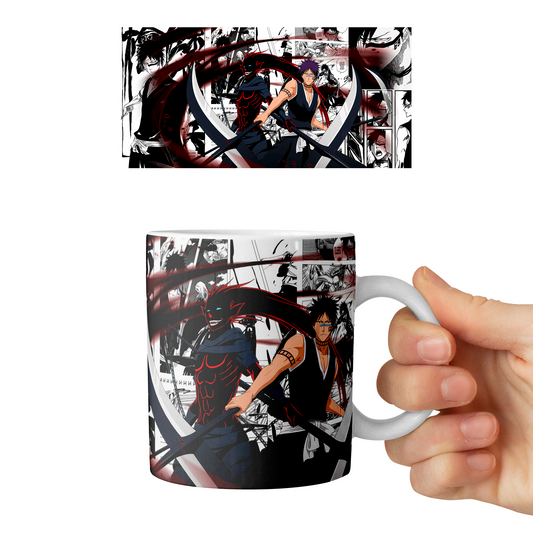 Taza 11 oz Shuhei Hisagi - D2 (Bleach)