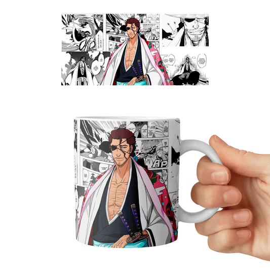 Taza 11 oz Shunsui Kyouraku - D2 (Bleach)