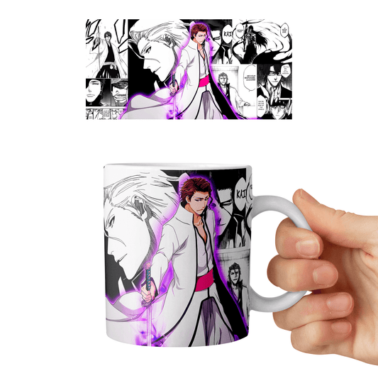 Taza 11 oz Sosuke Aizen (Bleach)