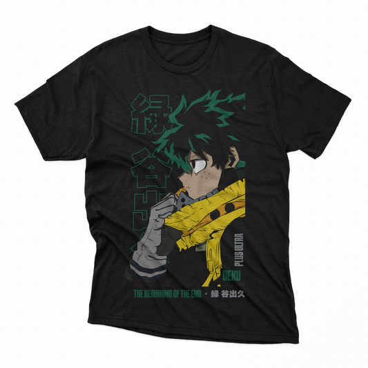 Playera Deku - D1 (Corte Overzise y Corte Regular)