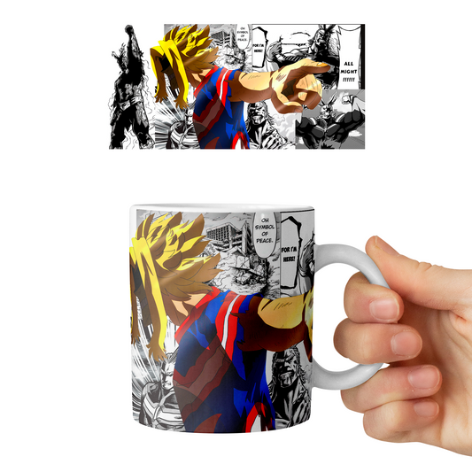 Taza 11 oz All Might -D1 (Boku No Hero Academia)