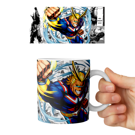 Taza 11 oz All Might - D2 (Boku No Hero Academia)