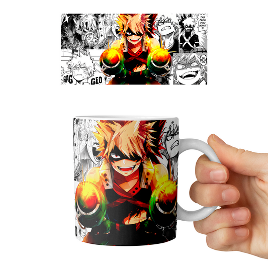 Taza 11 oz Bakugo - D1 (Boku No Hero Academia)