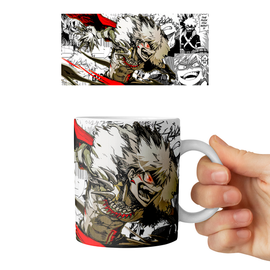 Taza 11 oz Bakugo - D3 (Boku No Hero Academia)