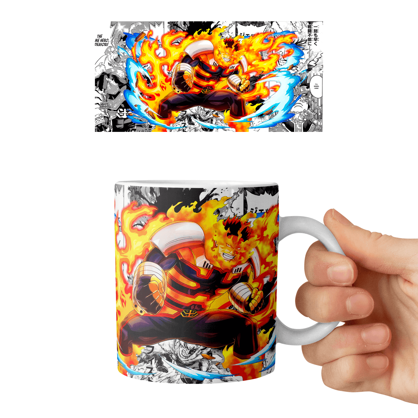 Taza 11 oz Endeavor - D2 (Boku No Hero Academia)