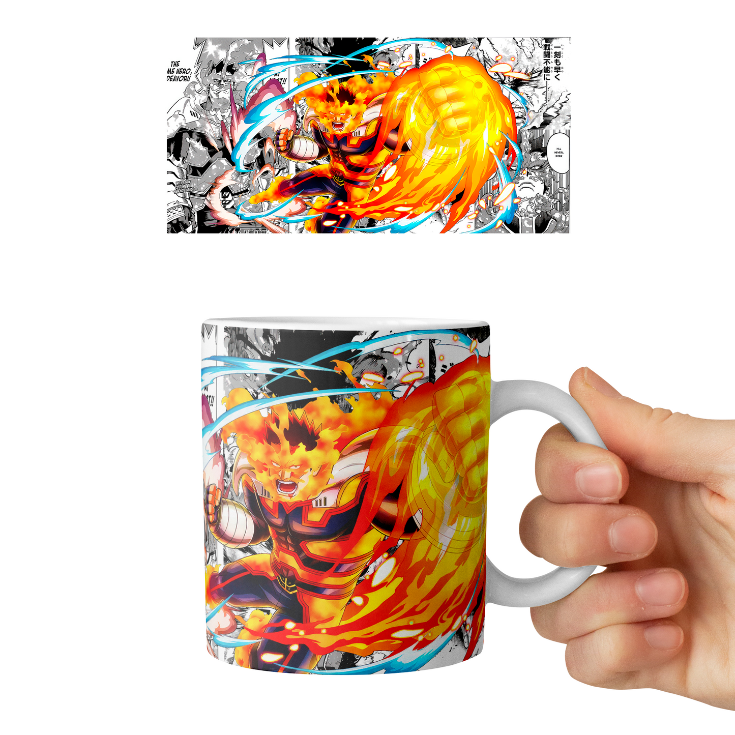 Taza 11 oz Endeavor - D3 (Boku No Hero Academia)