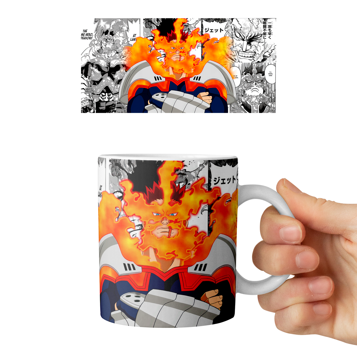 Taza 11 oz Endeavor - D4 (Boku No Hero Academia)