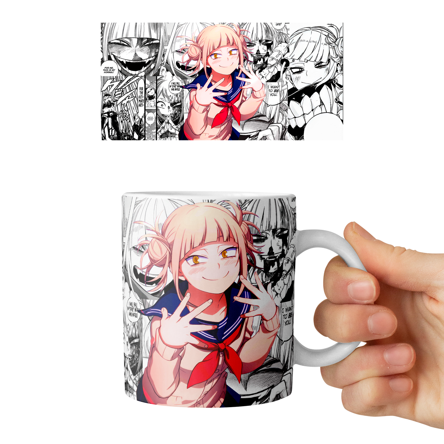 Taza 11 oz Himiko Toga - D3 (Boku No Hero Academia)