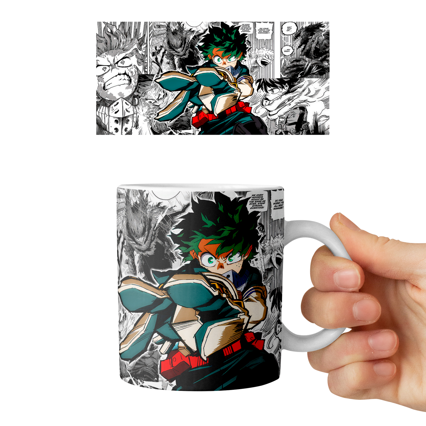 Taza 11 oz Deku - D2 (Boku No Hero Academia)