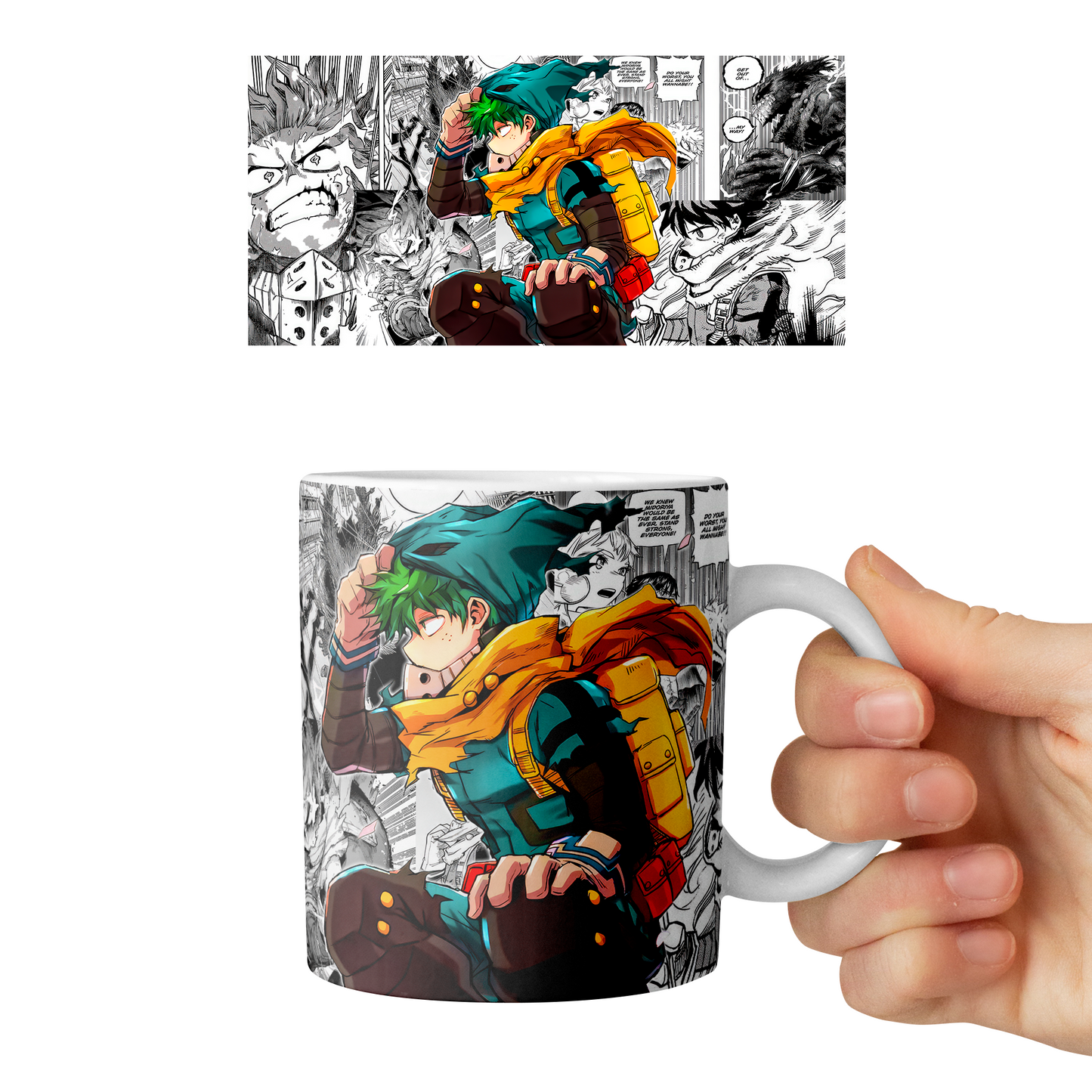 Taza 11 oz Deku - D3 (Boku No Hero Academia)