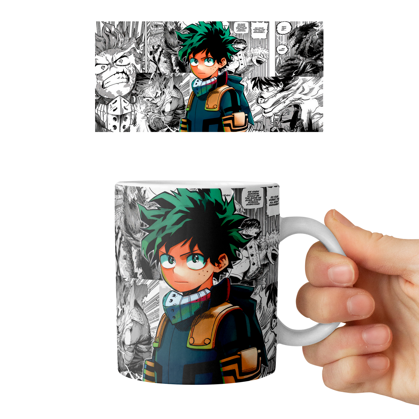 Taza 11 oz Deku - D5 (Boku No Hero Academia)