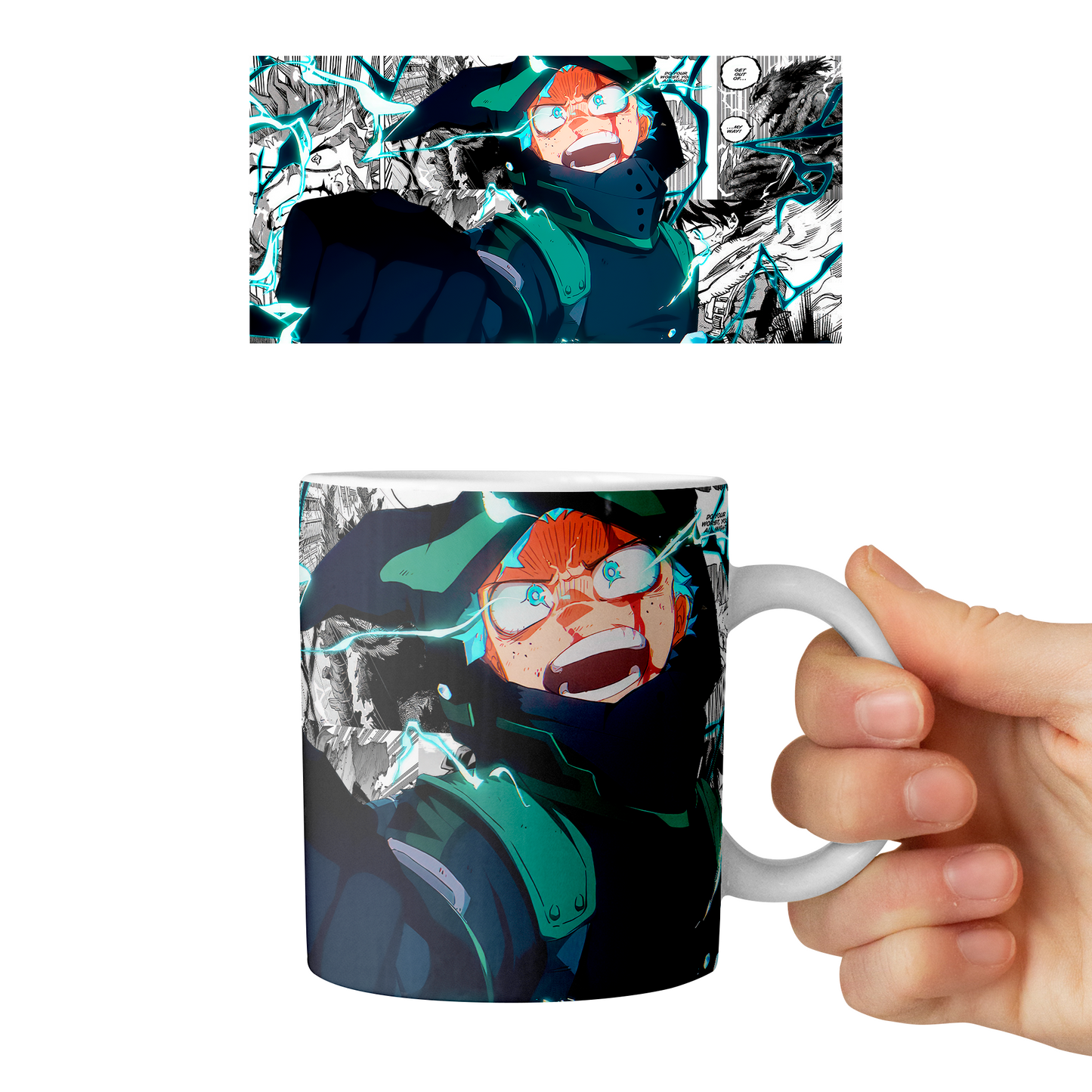 Taza 11 oz Deku - D7 (Boku No Hero Academia)