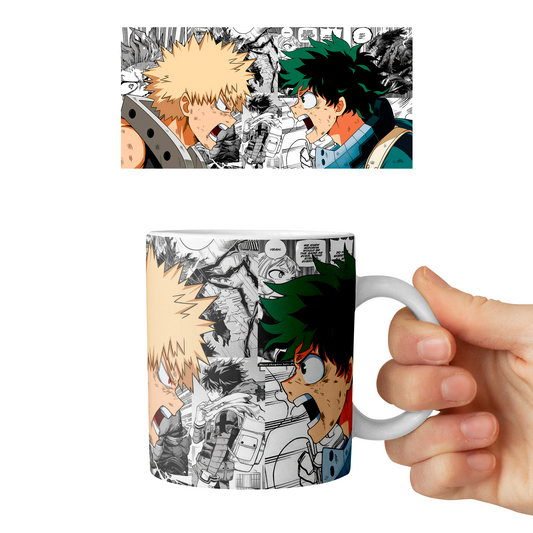 Taza 11 oz Deku x Bakugo - D1 (Boku No Hero Academia)