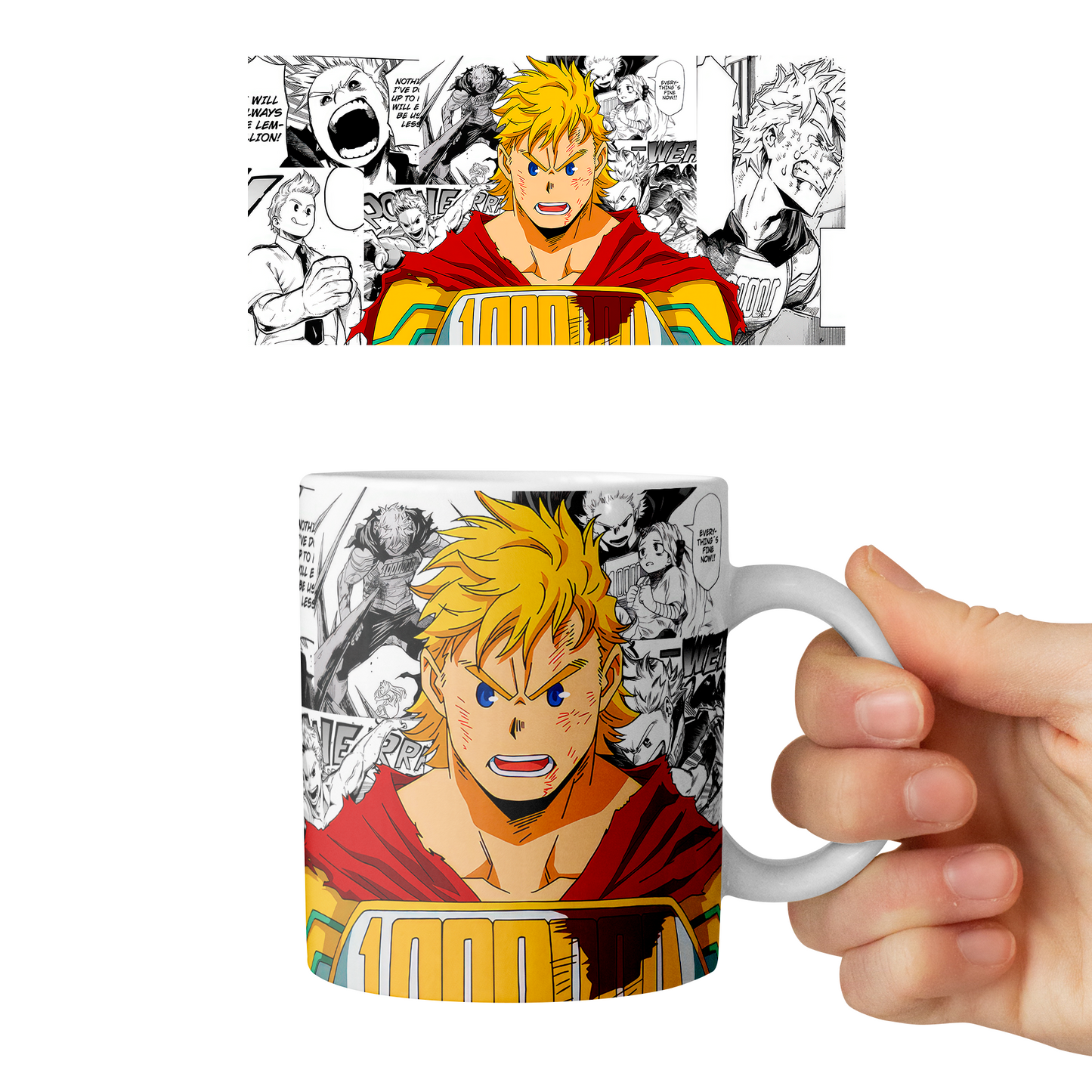 Taza 11 oz Mirio Togata - D6 (Boku No Hero Academia)