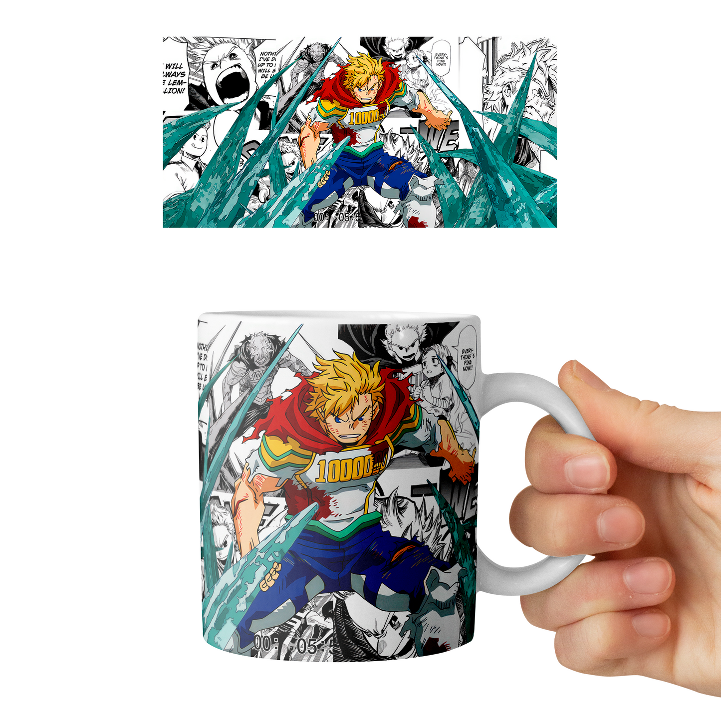 Taza 11 oz Mirio Togata - D7 (Boku No Hero Academia)