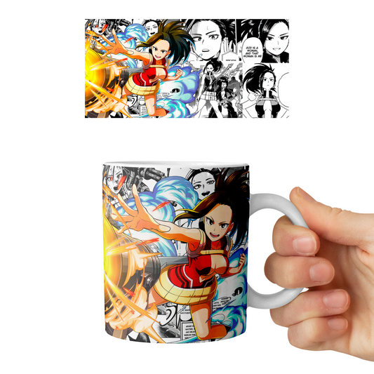 Taza 11 oz Momo Yaoyorozu - D4 (Boku No Hero Academia)