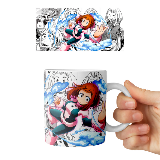 Taza 11 oz Uraraka - D1 (Boku No Hero Academia)