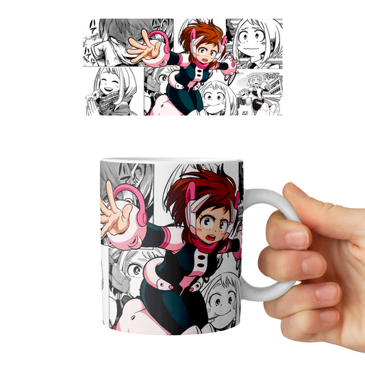 Taza 11 oz Uraraka - D5 (Boku No Hero Academia)