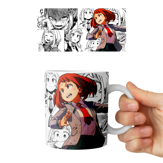 Taza 11 oz Uraraka - D7 (Boku No Hero Academia)