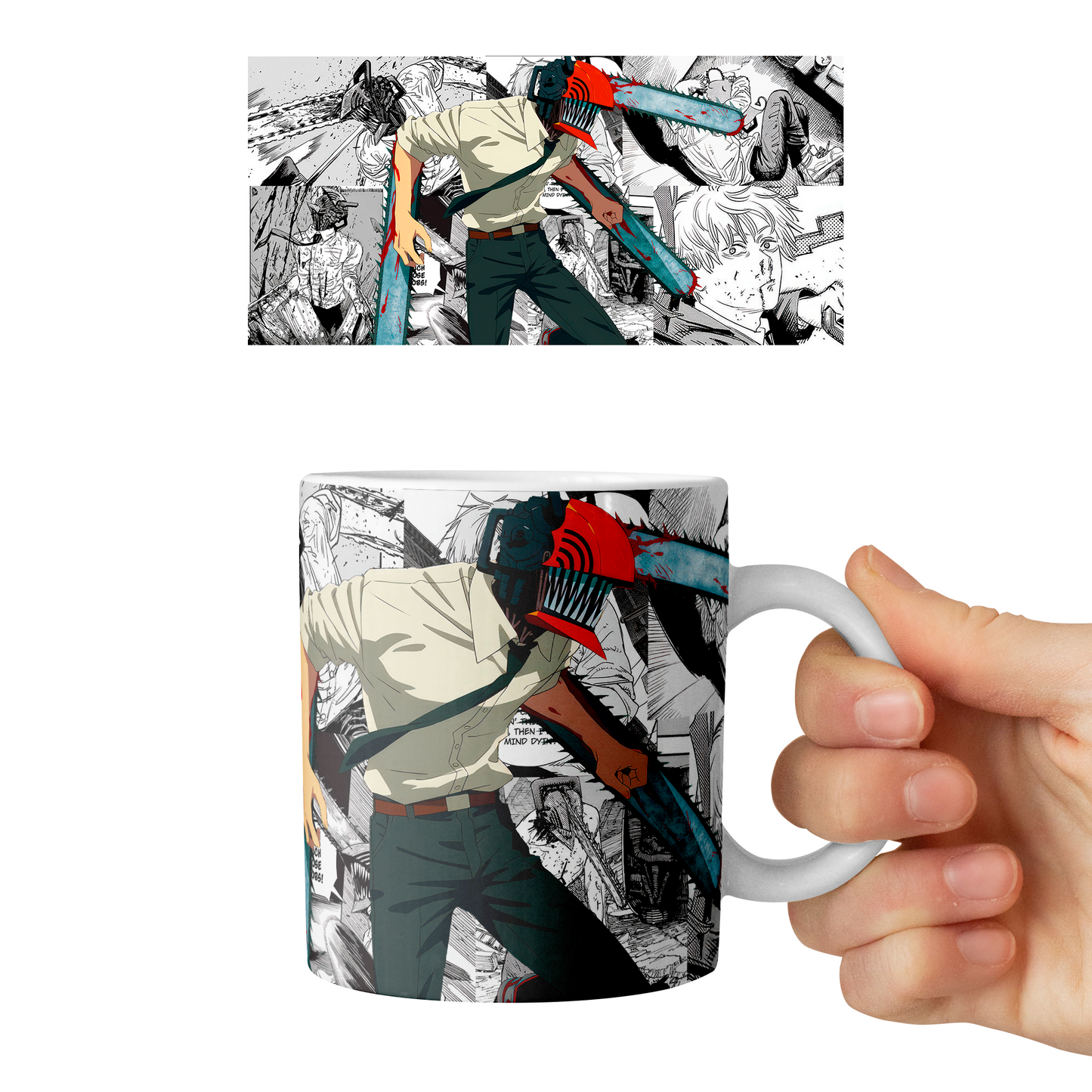 Taza 11 oz Denji - D2 (Chainsaw Man)