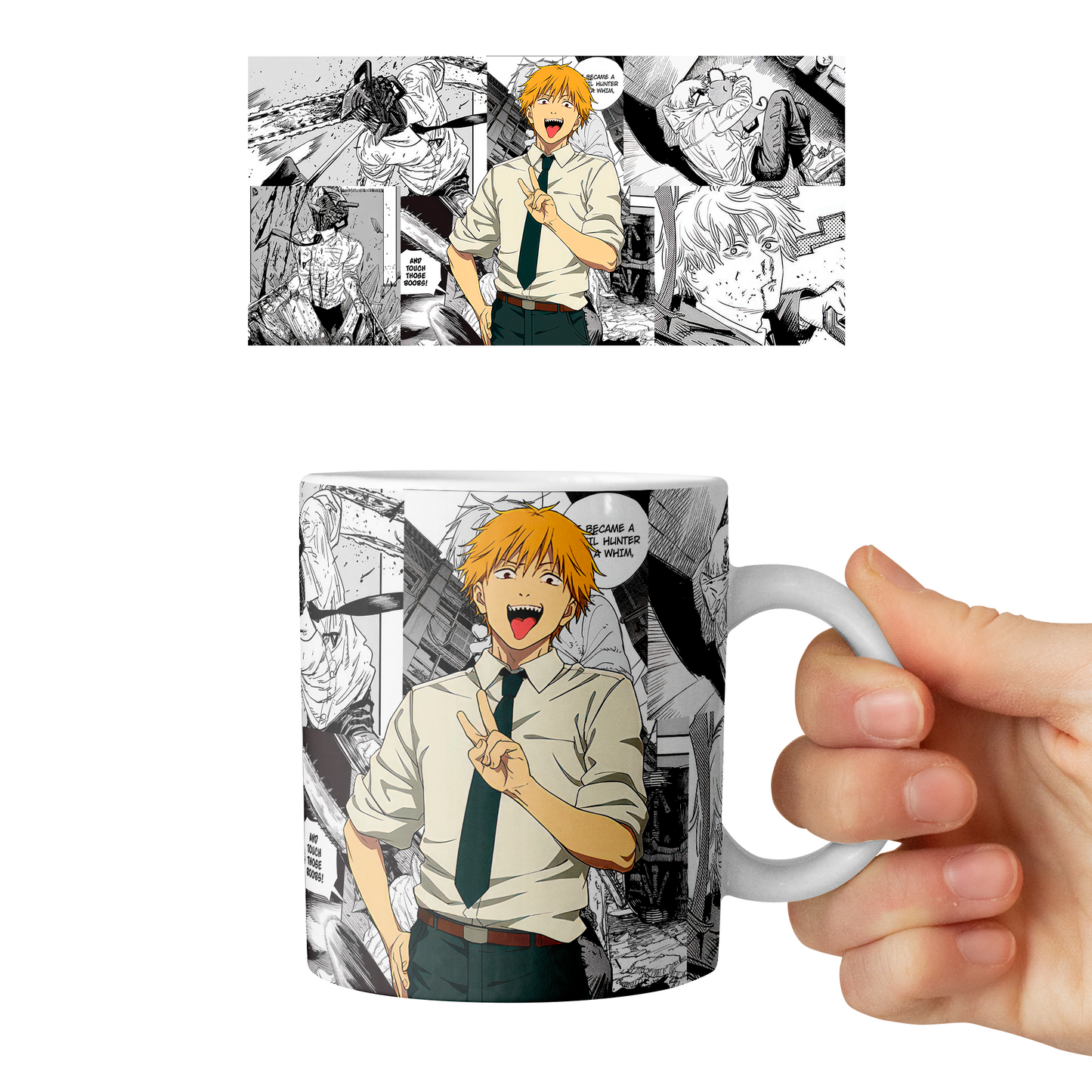 Taza 11 oz Denji - D4 (Chainsaw Man)