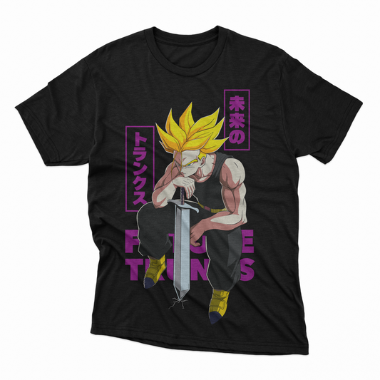 Playera Future Trunks - D1 (Corte Overzise y Corte Regular)