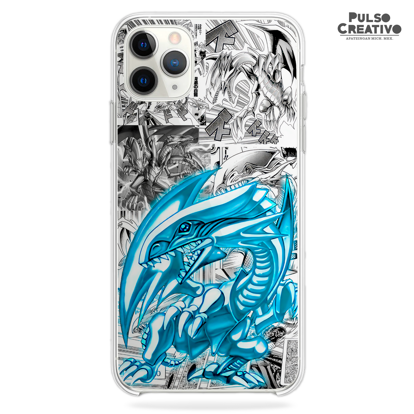 Funda Dragon Blanco De Ojos Azules - D1 (Yu Gi Oh)