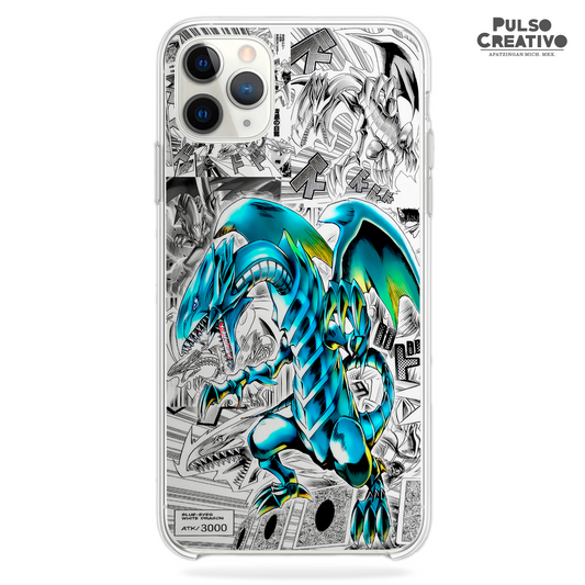 Funda Dragon Blanco De Ojos Azules - D2 (Yu Gi Oh)