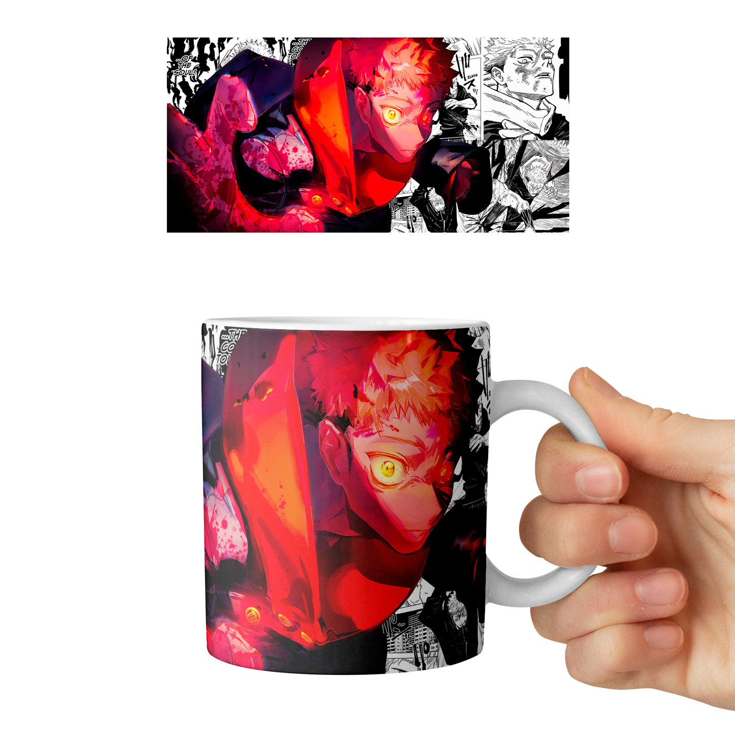 Taza 11 oz Itadori Yuji (Jujutsu Kaisen)