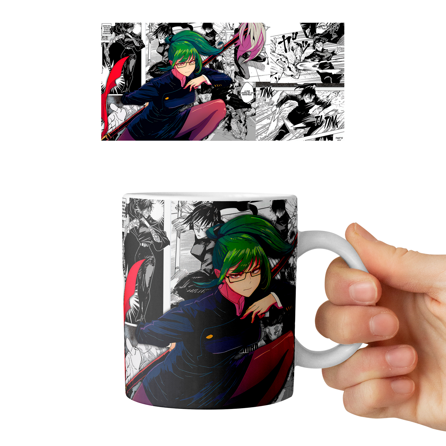 Taza 11 oz Maki - D2 (Jujutsu Kaisen)