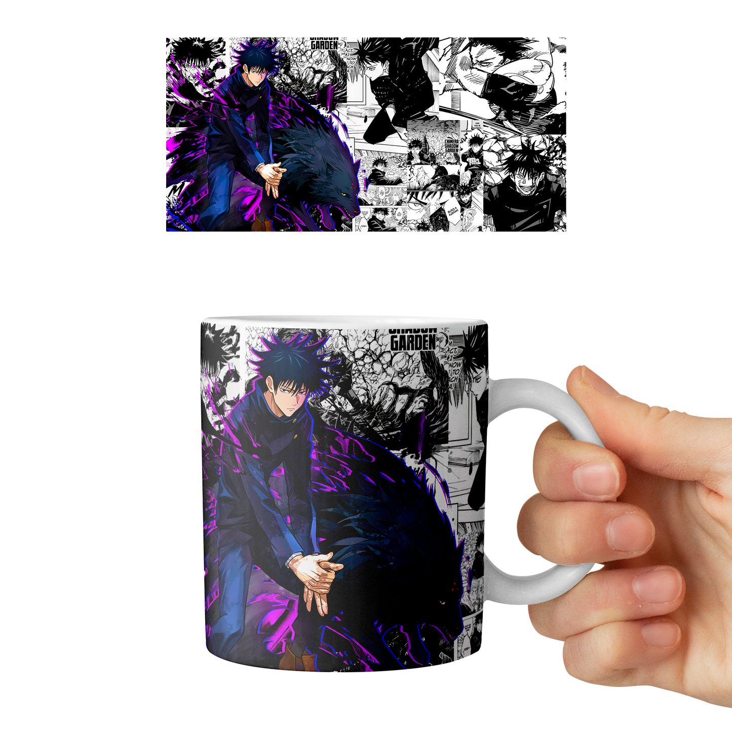 Taza 11 oz Megumi Fushiguro - D3 (Jujutsu Kaisen)