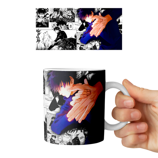 Taza 11 oz Megumi Fushiguro - D4 (Jujutsu Kaisen)