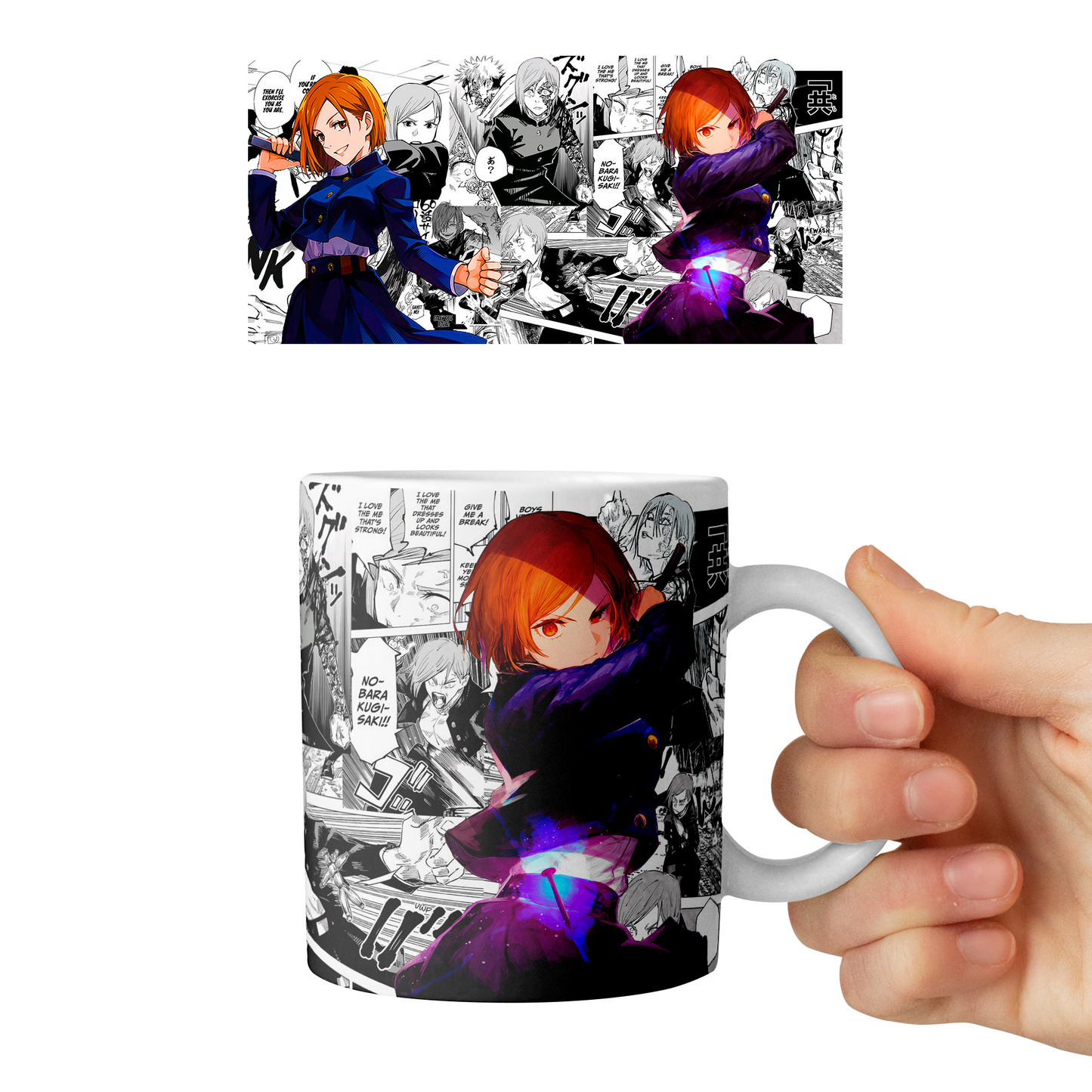 Taza 11 oz Nobara - D3 (Jujutsu Kaisen)