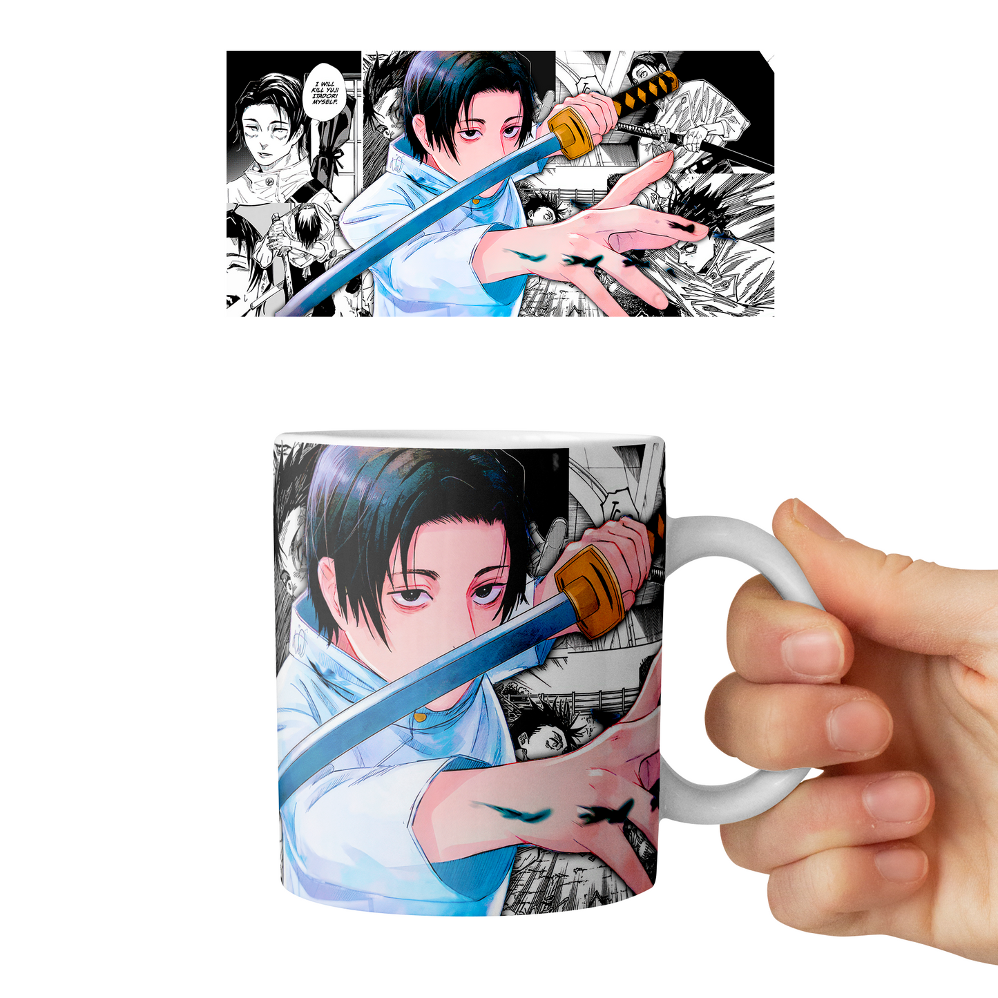 Taza 11 oz Okkotsu Yuuta (Jujutsu Kaisen)