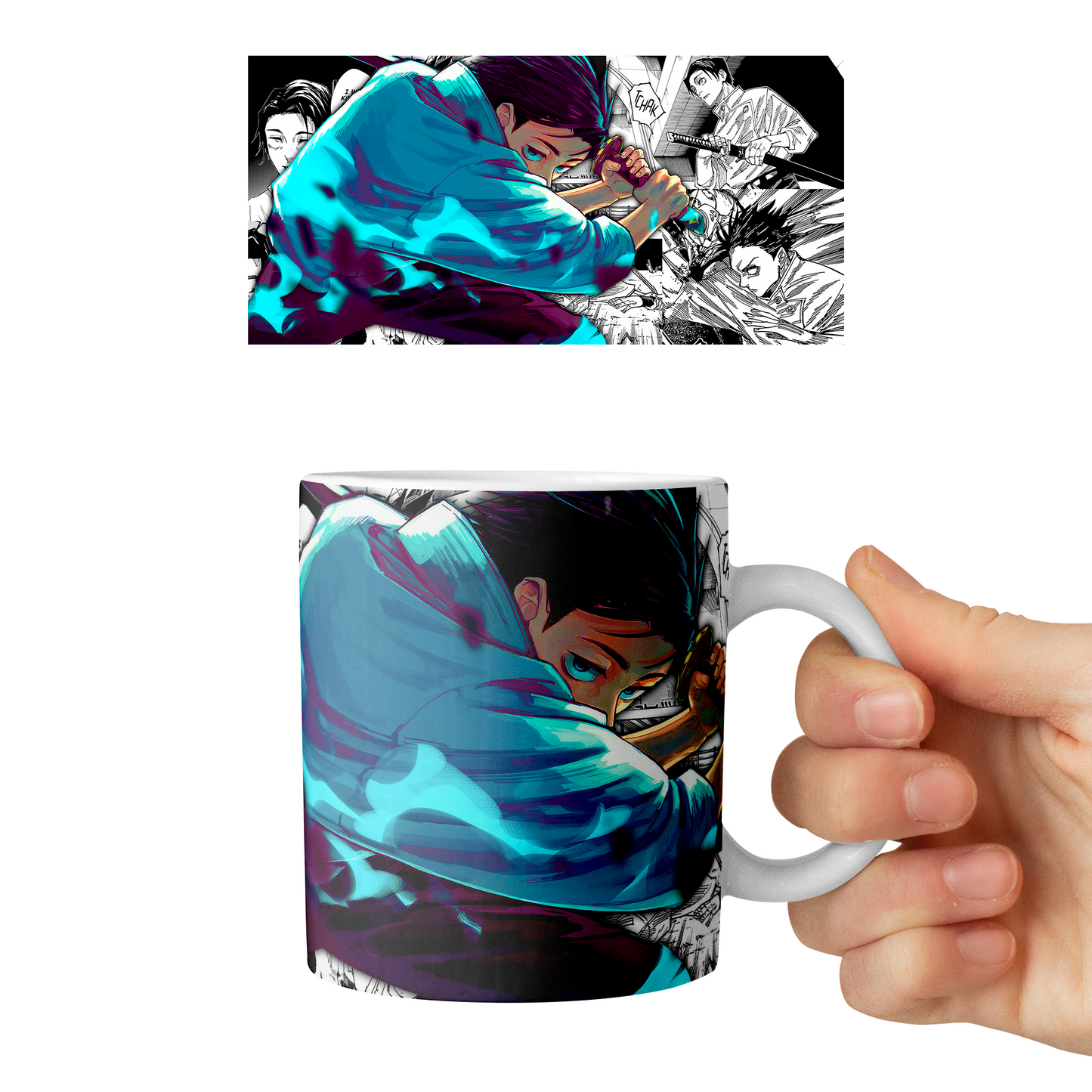 Taza 11 oz Okkotsu Yuuta - D2 (Jujutsu Kaisen)